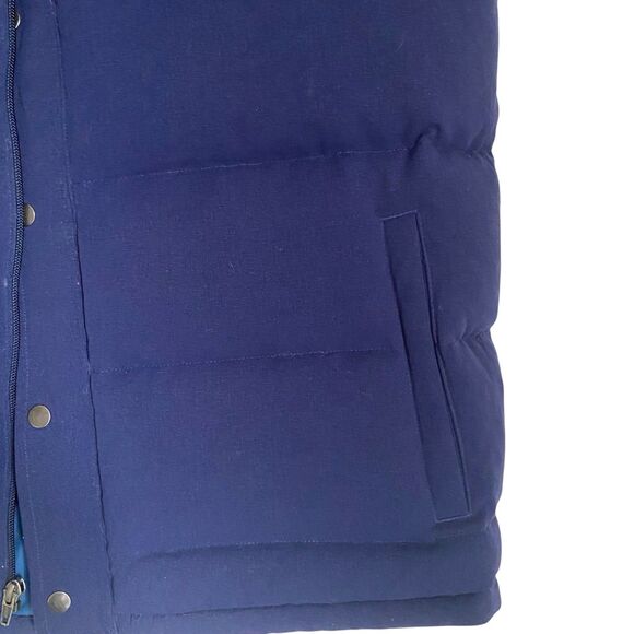 Patagonia Puffer Vest Jacket Men L Blue Red Down Duckdown Outdoor - Picture 11 of 13